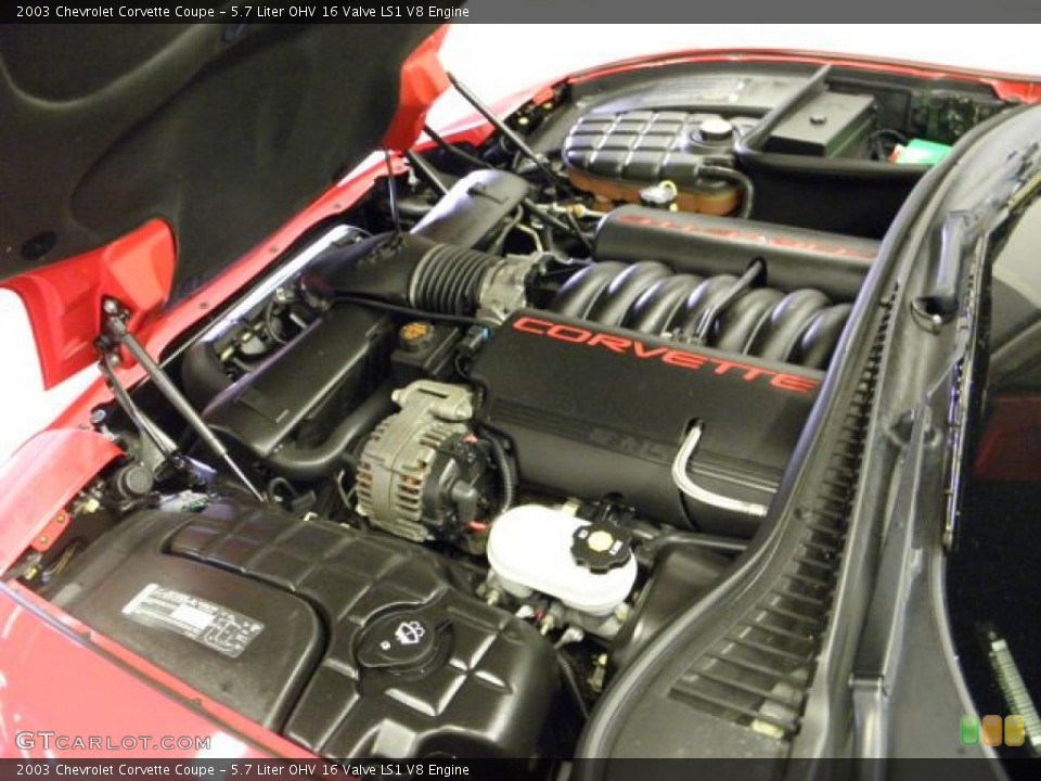 5.7 Liter OHV 16 Valve LS1 V8 Engine for the 2003 Chevrolet Corvette #54131223