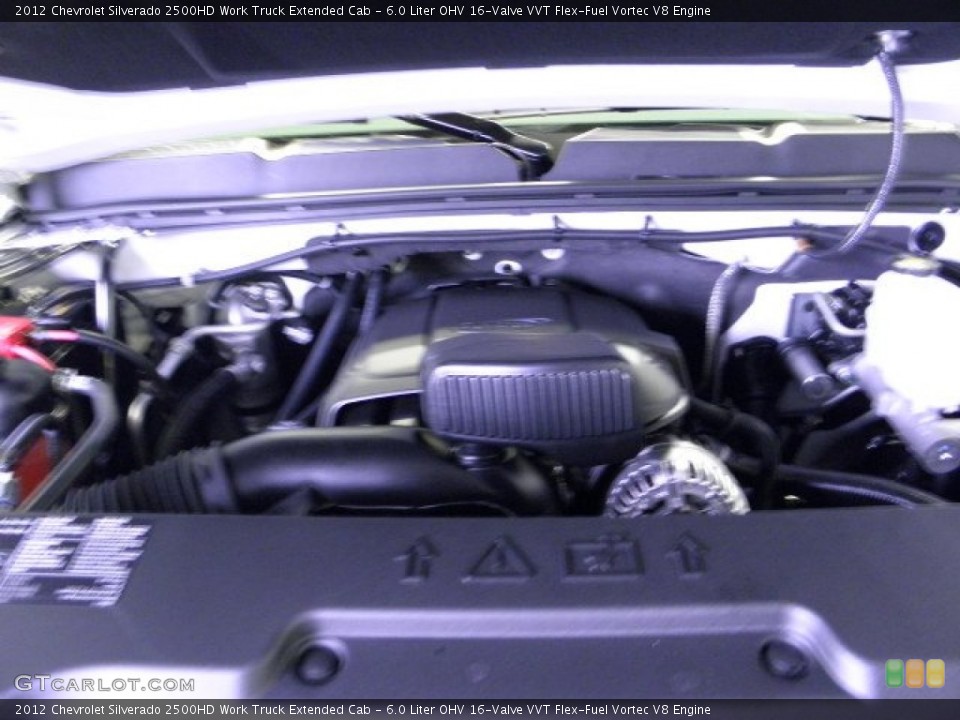 6.0 Liter OHV 16-Valve VVT Flex-Fuel Vortec V8 Engine for the 2012 Chevrolet Silverado 2500HD #54133696