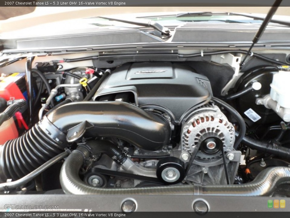 5.3 Liter OHV 16-Valve Vortec V8 2007 Chevrolet Tahoe Engine