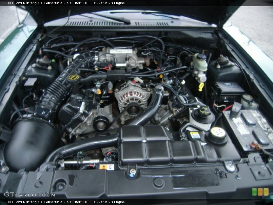 4.6 Liter SOHC 16-Valve V8 Engine for the 2001 Ford Mustang #54143118