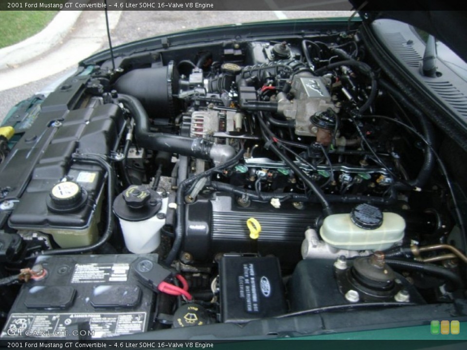 4.6 Liter SOHC 16-Valve V8 Engine for the 2001 Ford Mustang #54143124