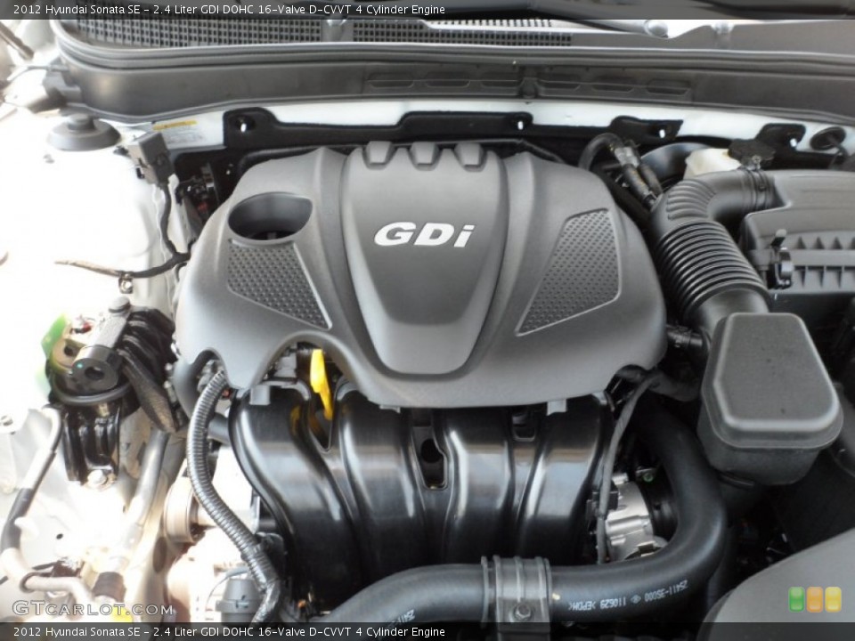 2.4 Liter GDI DOHC 16-Valve D-CVVT 4 Cylinder Engine for the 2012 Hyundai Sonata #54147430
