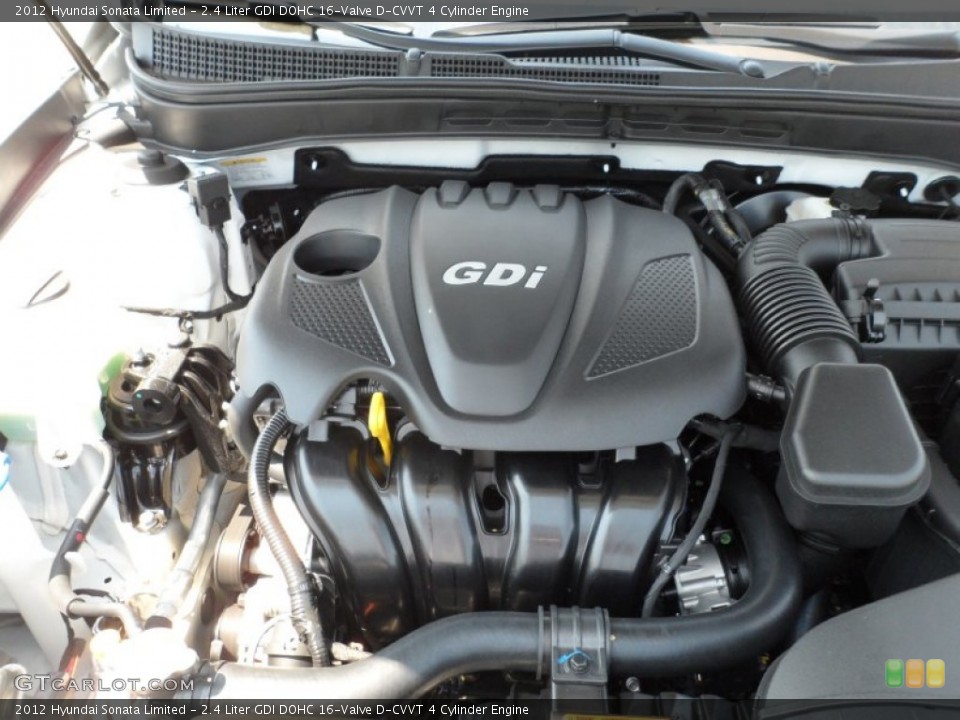 2.4 Liter GDI DOHC 16-Valve D-CVVT 4 Cylinder Engine for the 2012 Hyundai Sonata #54147747