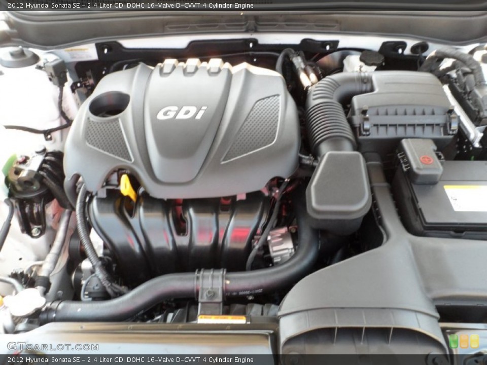 2.4 Liter GDI DOHC 16-Valve D-CVVT 4 Cylinder Engine for the 2012 Hyundai Sonata #54148406