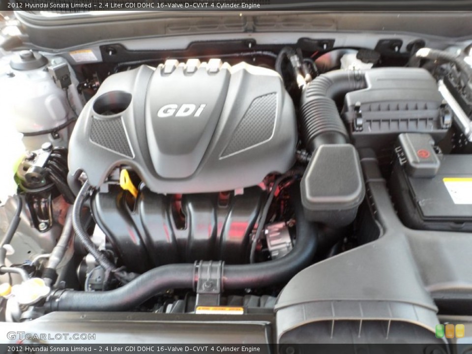 2.4 Liter GDI DOHC 16-Valve D-CVVT 4 Cylinder Engine for the 2012 Hyundai Sonata #54148767
