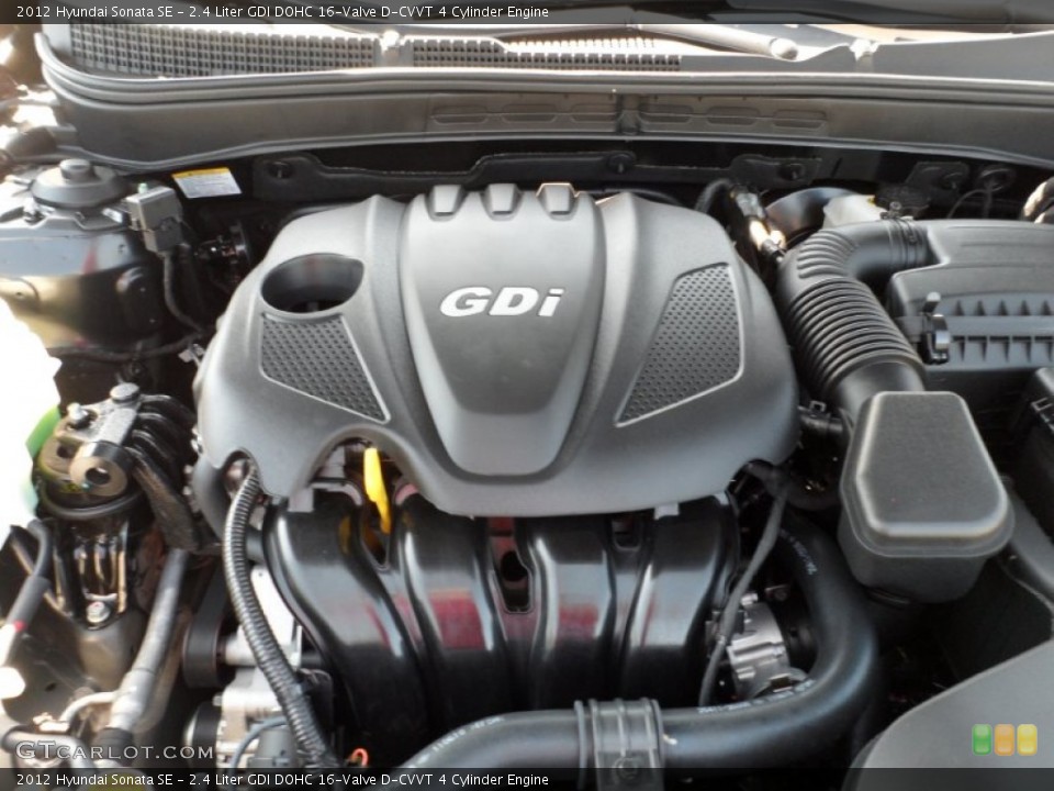 2.4 Liter GDI DOHC 16-Valve D-CVVT 4 Cylinder Engine for the 2012 Hyundai Sonata #54149718