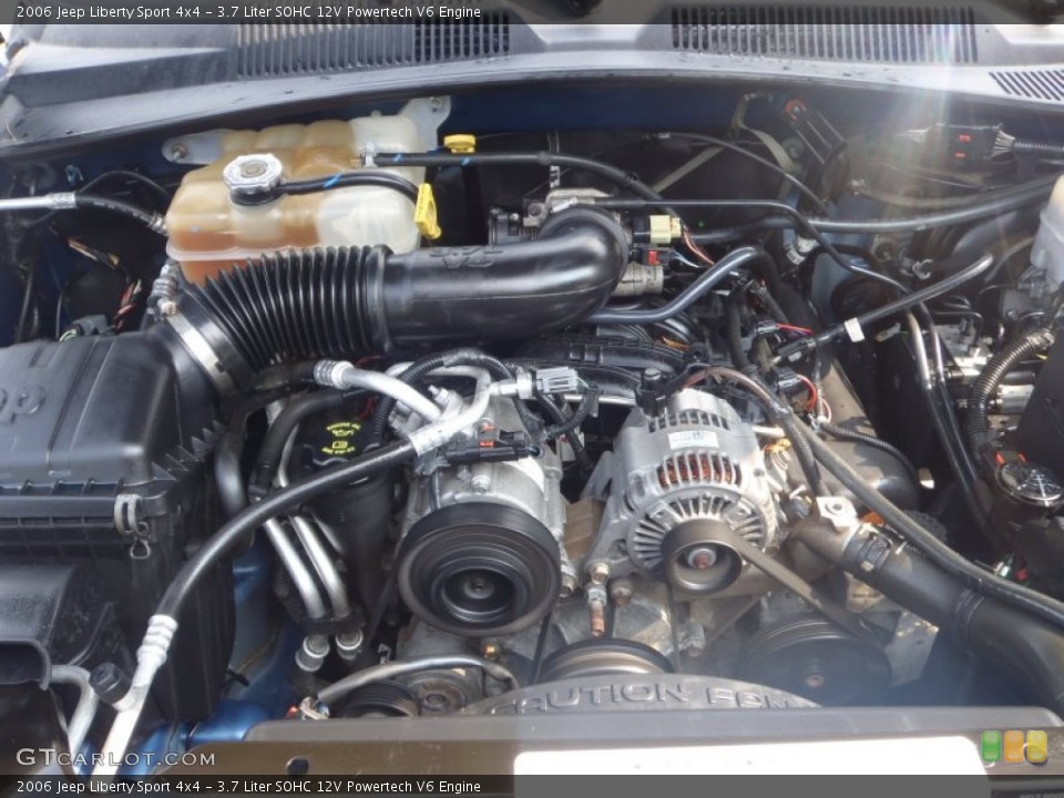 3.7 Liter SOHC 12V Powertech V6 Engine for the 2006 Jeep Liberty #54150090