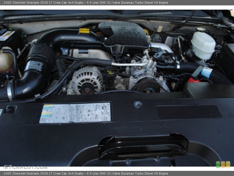 6.6 Liter OHV 32-Valve Duramax Turbo Diesel V8 Engine for the 2005 Chevrolet Silverado 3500 #54159483