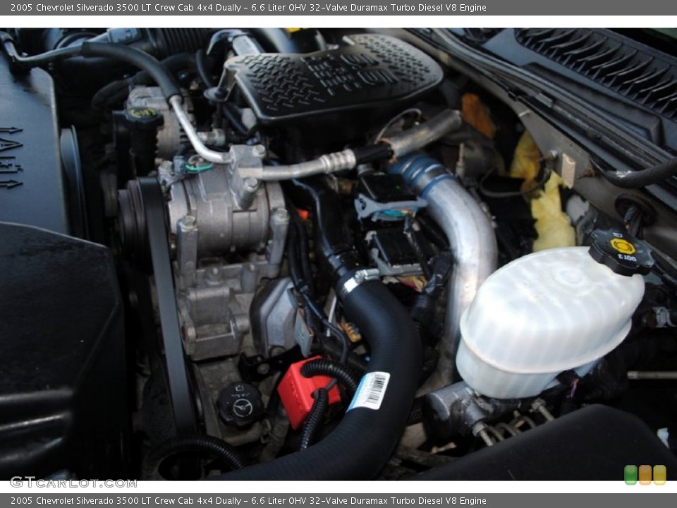 6.6 Liter OHV 32-Valve Duramax Turbo Diesel V8 Engine for the 2005 Chevrolet Silverado 3500 #54159501