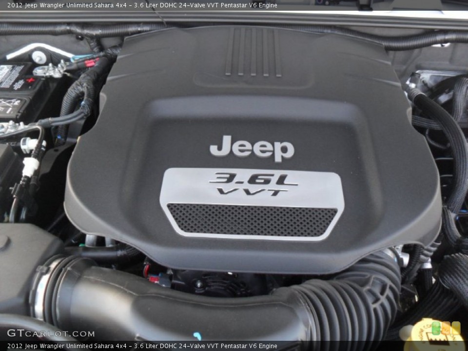 3.6 Liter DOHC 24-Valve VVT Pentastar V6 Engine for the 2012 Jeep Wrangler Unlimited #54164268