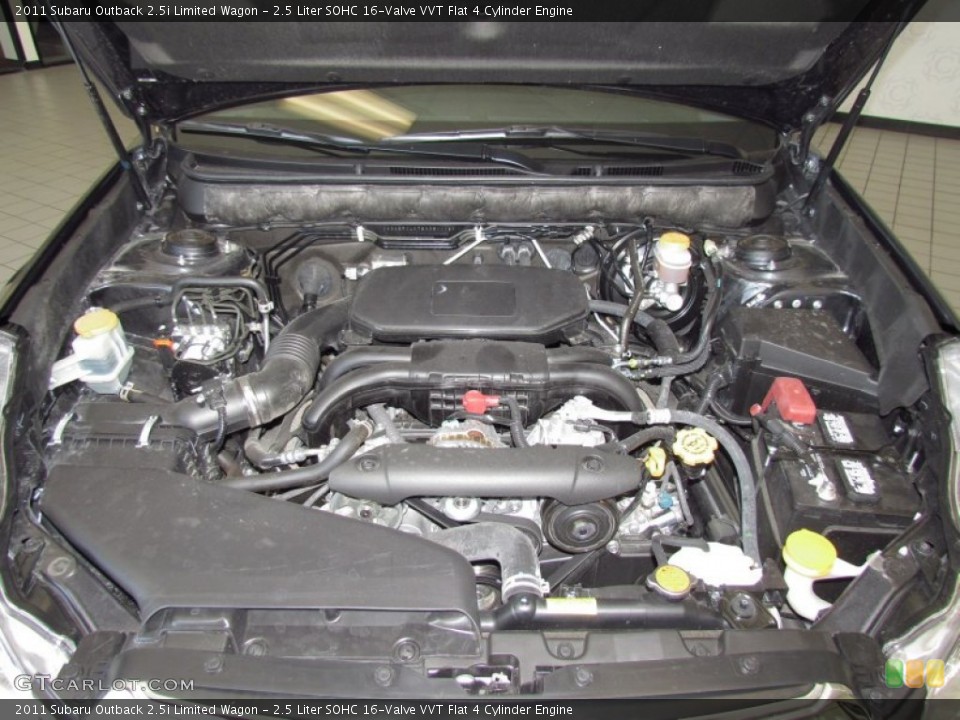 2.5 Liter SOHC 16-Valve VVT Flat 4 Cylinder Engine for the 2011 Subaru Outback #54164281