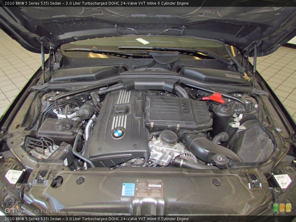 3.0 Liter Turbocharged DOHC 24-Valve VVT Inline 6 Cylinder Engine for the 2010 BMW 5 Series #54165099