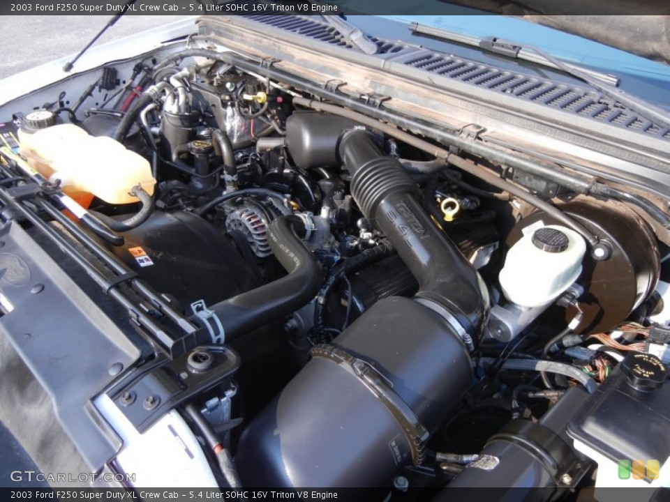 5.4 Liter SOHC 16V Triton V8 Engine for the 2003 Ford F250
