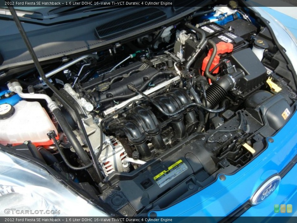 1.6 Liter DOHC 16-Valve Ti-VCT Duratec 4 Cylinder Engine for the 2012 Ford Fiesta #54171310