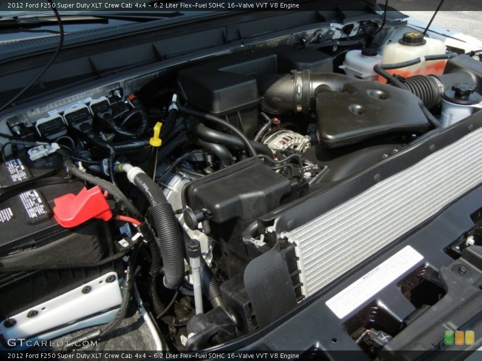 6.2 Liter Flex-Fuel SOHC 16-Valve VVT V8 Engine for the 2012 Ford F250 Super Duty #54171430