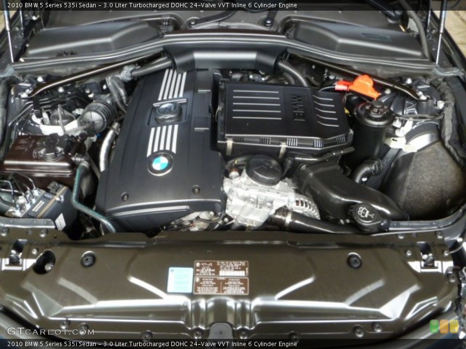 3.0 Liter Turbocharged DOHC 24-Valve VVT Inline 6 Cylinder Engine for the 2010 BMW 5 Series #54171922