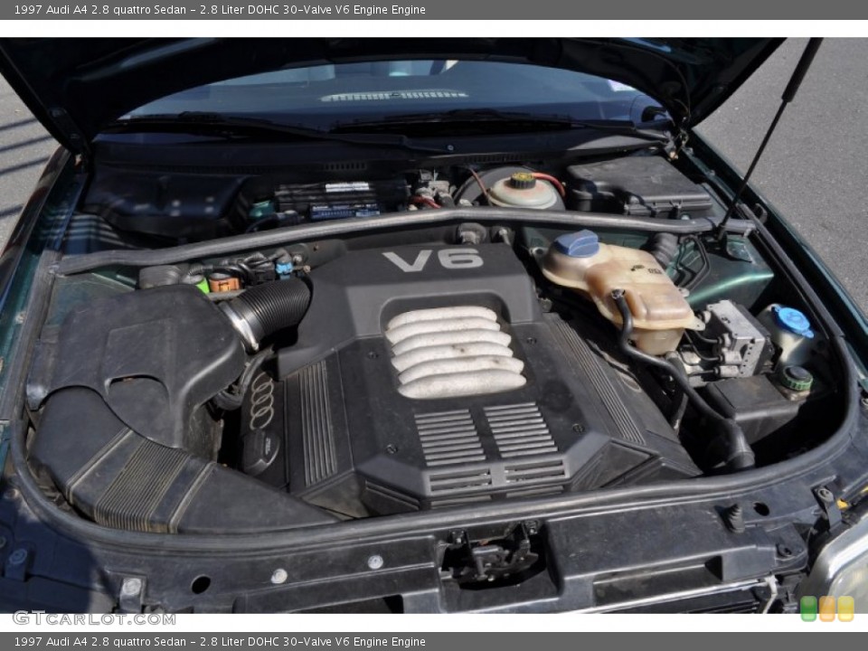 2.8 Liter DOHC 30-Valve V6 Engine 1997 Audi A4 Engine