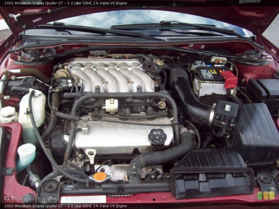 3.0 Liter SOHC 24-Valve V6 Engine for the 2003 Mitsubishi Eclipse #54190108