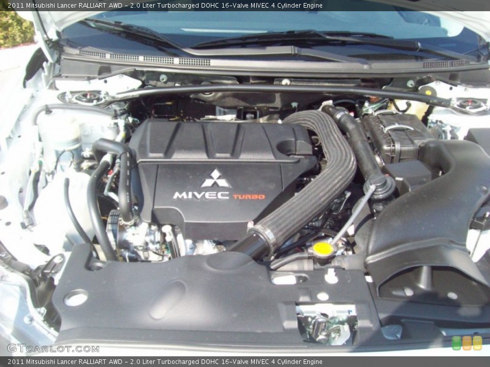 2.0 Liter Turbocharged DOHC 16-Valve MIVEC 4 Cylinder Engine for the 2011 Mitsubishi Lancer #54191224