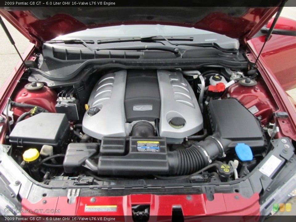 6.0 Liter OHV 16-Valve L76 V8 Engine for the 2009 Pontiac G8 #54206148