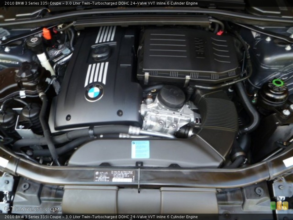 3.0 Liter Twin-Turbocharged DOHC 24-Valve VVT Inline 6 Cylinder Engine for the 2010 BMW 3 Series #54206181