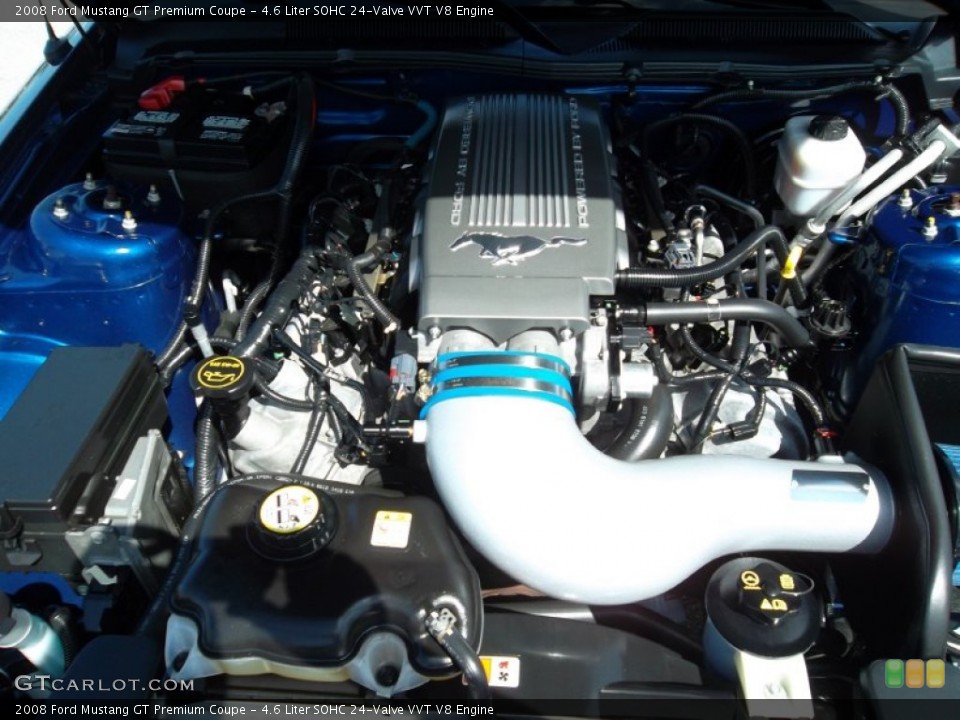 4.6 Liter SOHC 24-Valve VVT V8 Engine for the 2008 Ford Mustang #54208200