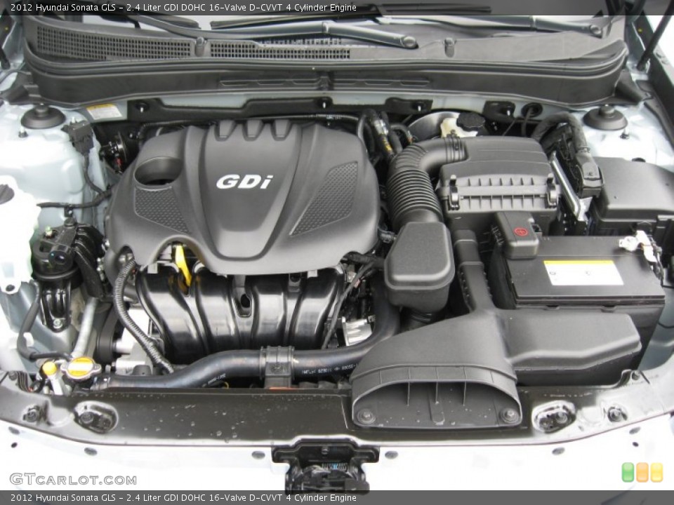 2.4 Liter GDI DOHC 16-Valve D-CVVT 4 Cylinder Engine for the 2012 Hyundai Sonata #54211554