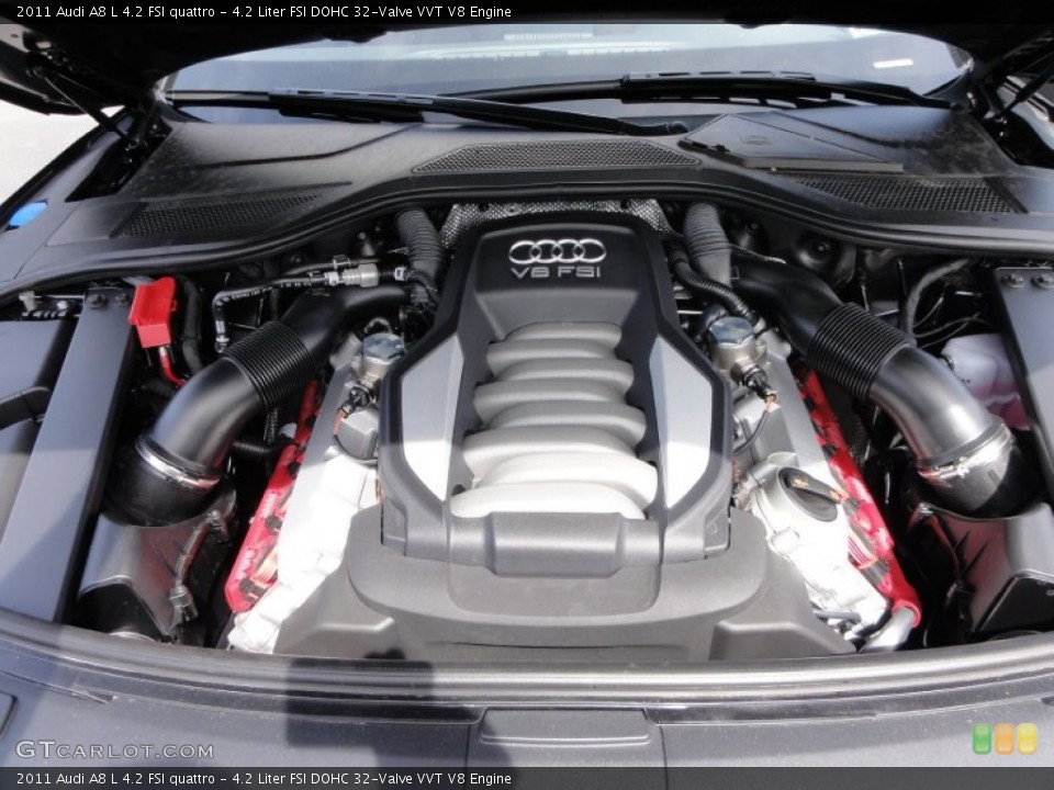 4.2 Liter FSI DOHC 32-Valve VVT V8 Engine for the 2011 Audi A8 #54212934