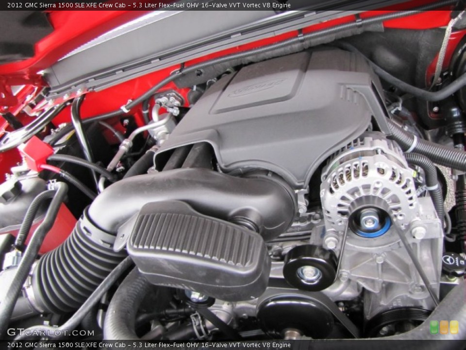 5.3 Liter Flex-Fuel OHV 16-Valve VVT Vortec V8 Engine for the 2012 GMC Sierra 1500 #54217110