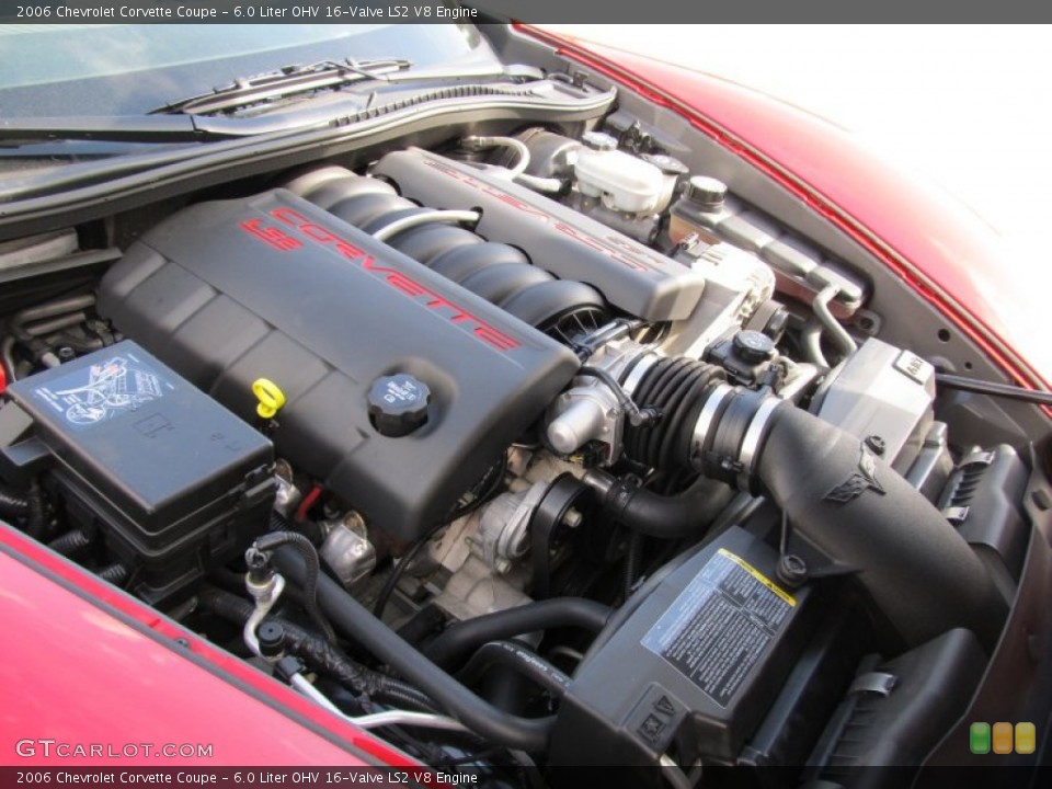 6.0 Liter OHV 16-Valve LS2 V8 Engine for the 2006 Chevrolet Corvette #54218880