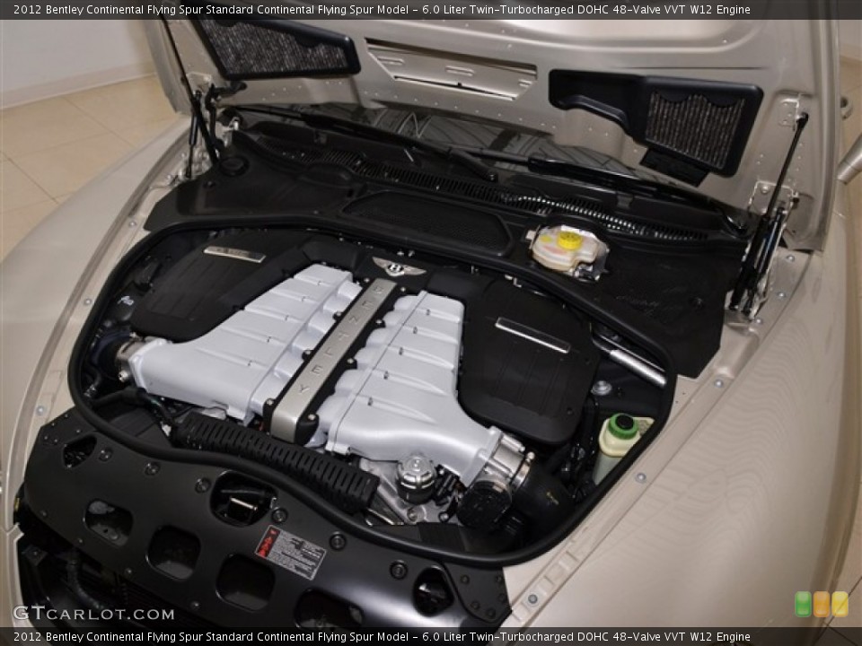 6.0 Liter Twin-Turbocharged DOHC 48-Valve VVT W12 Engine for the 2012 Bentley Continental Flying Spur #54219897