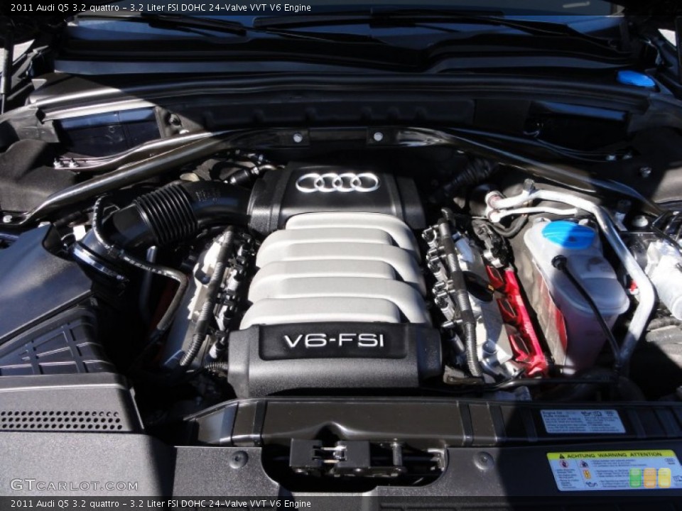 3.2 Liter FSI DOHC 24-Valve VVT V6 Engine for the 2011 Audi Q5 #54246800