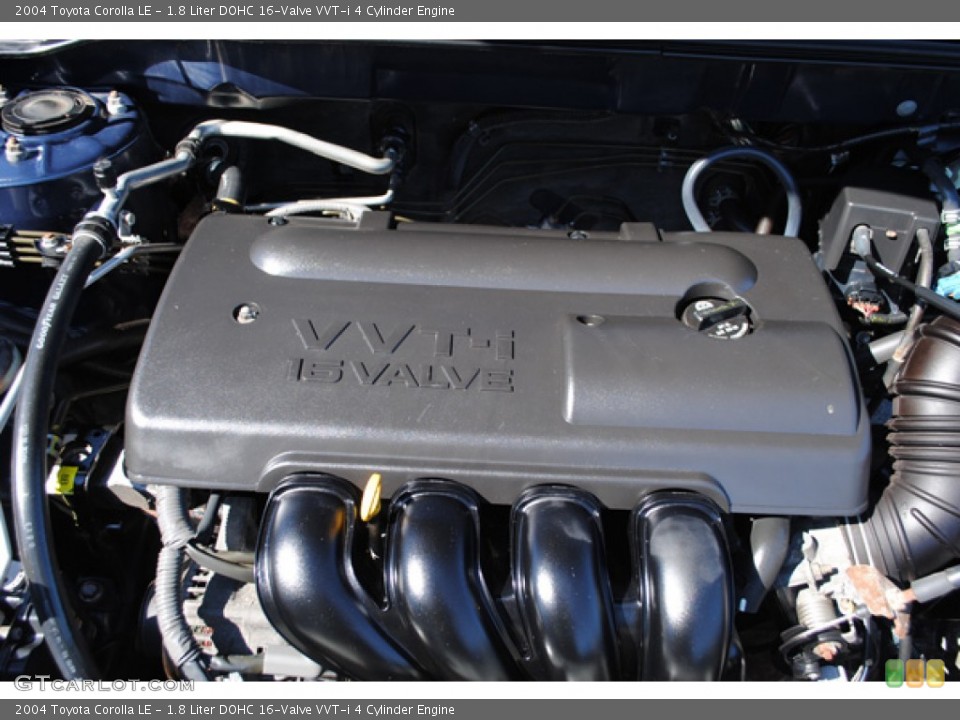1.8 Liter DOHC 16-Valve VVT-i 4 Cylinder Engine for the 2004 Toyota Corolla #54254876