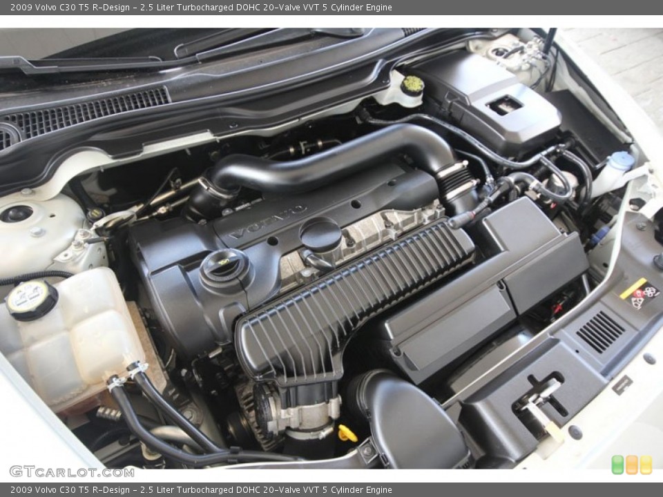 2.5 Liter Turbocharged DOHC 20-Valve VVT 5 Cylinder Engine for the 2009 Volvo C30 #54259109