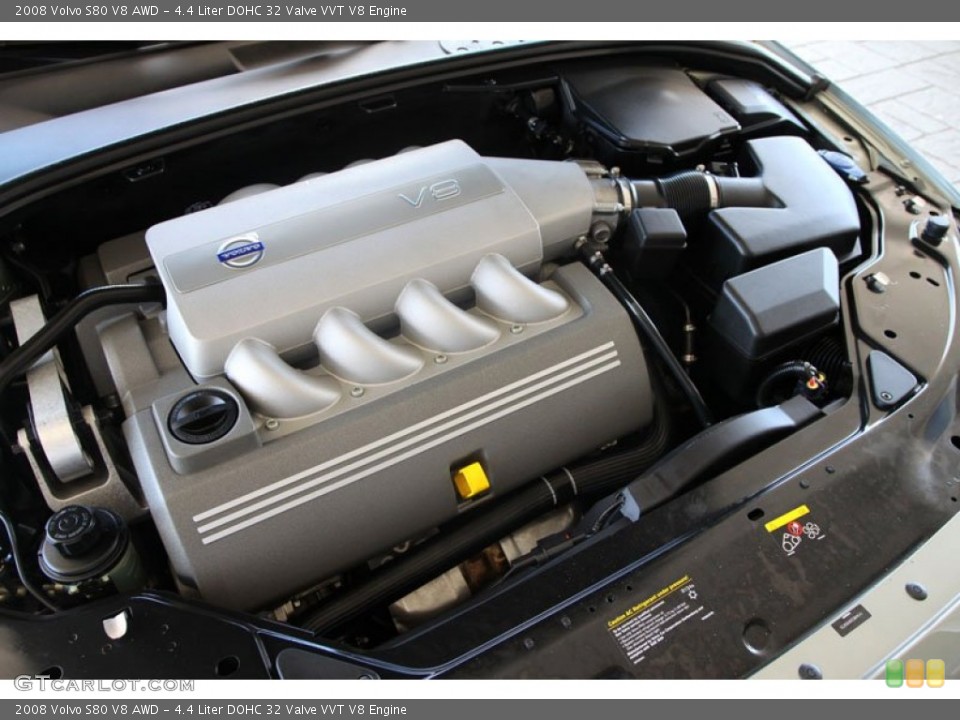 4.4 Liter DOHC 32 Valve VVT V8 2008 Volvo S80 Engine