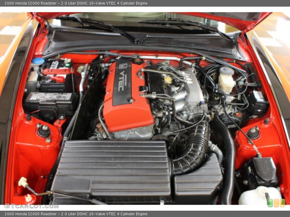 2.0 Liter DOHC 16-Valve VTEC 4 Cylinder Engine for the 2000 Honda S2000 #54279482