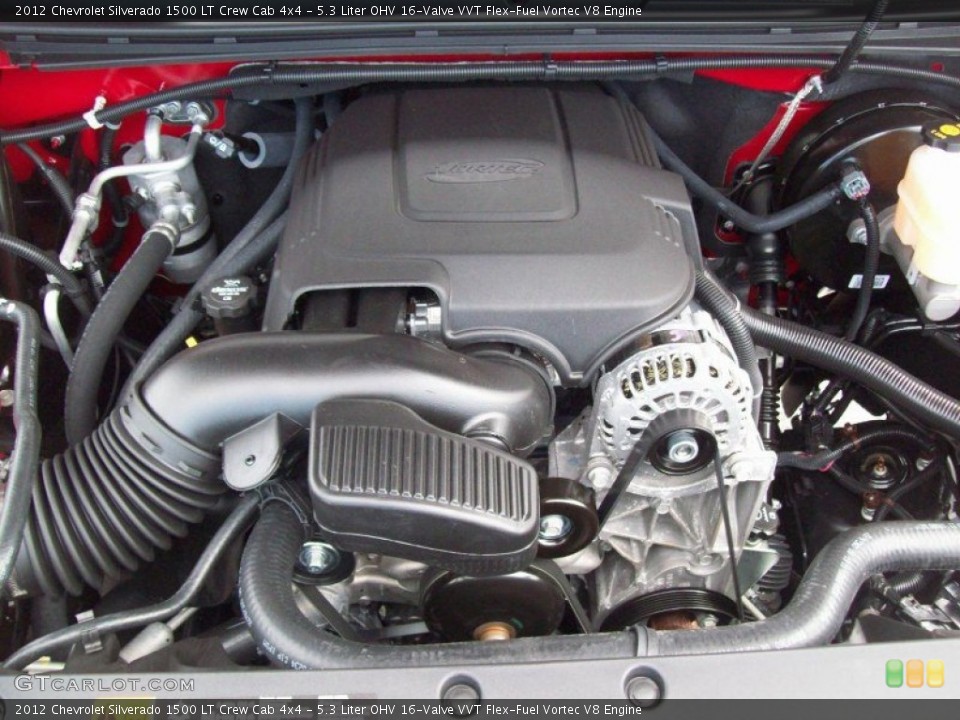5.3 Liter OHV 16-Valve VVT Flex-Fuel Vortec V8 Engine for the 2012 Chevrolet Silverado 1500 #54281846