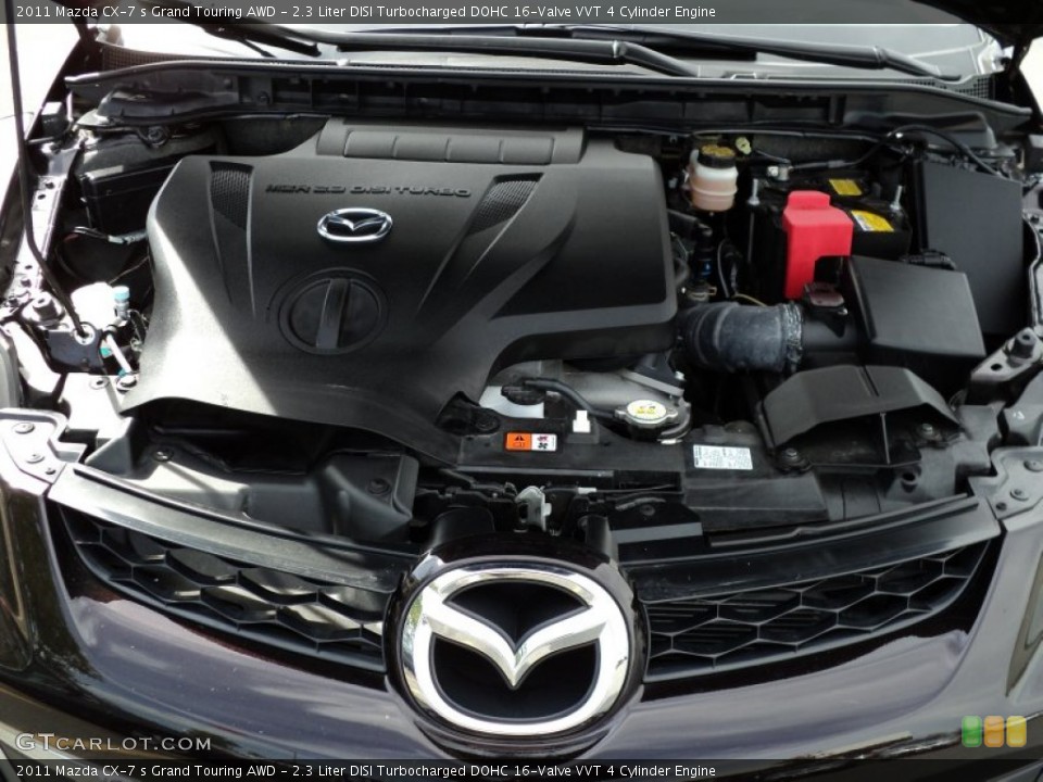 2.3 Liter DISI Turbocharged DOHC 16-Valve VVT 4 Cylinder Engine for the 2011 Mazda CX-7 #54285698