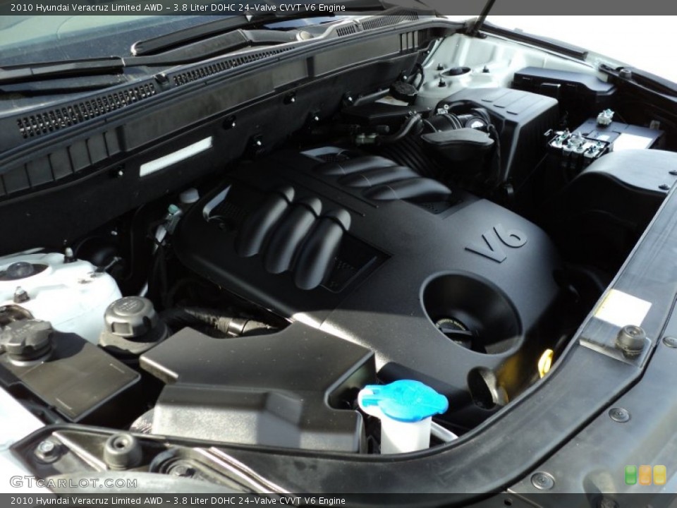 3.8 Liter DOHC 24-Valve CVVT V6 Engine for the 2010 Hyundai Veracruz #54286796