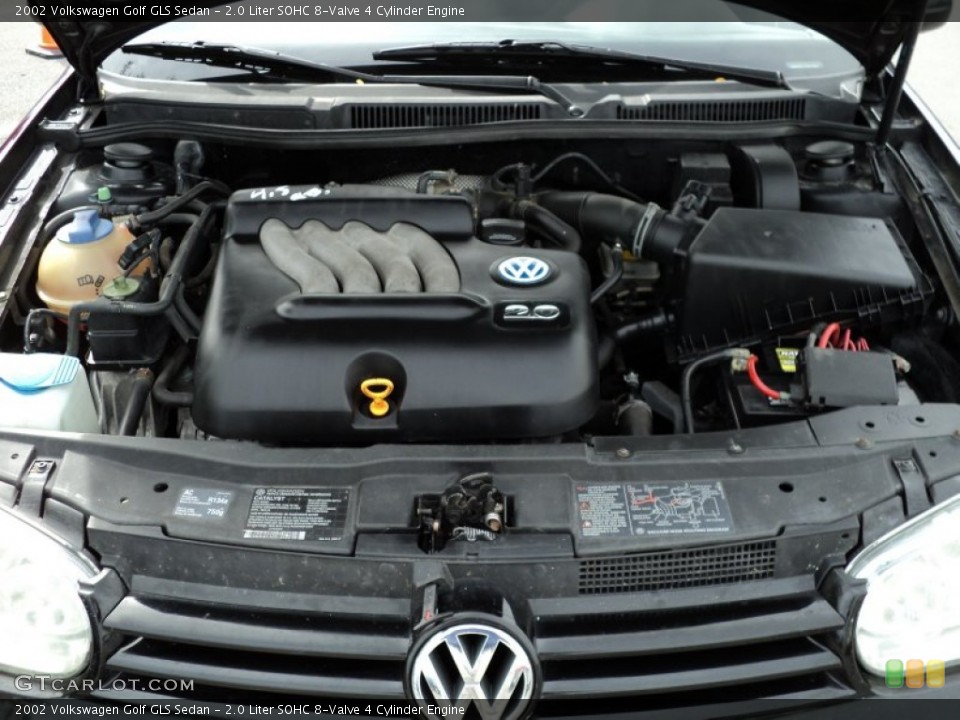 2.0 Liter SOHC 8-Valve 4 Cylinder Engine for the 2002 Volkswagen Golf #54288177