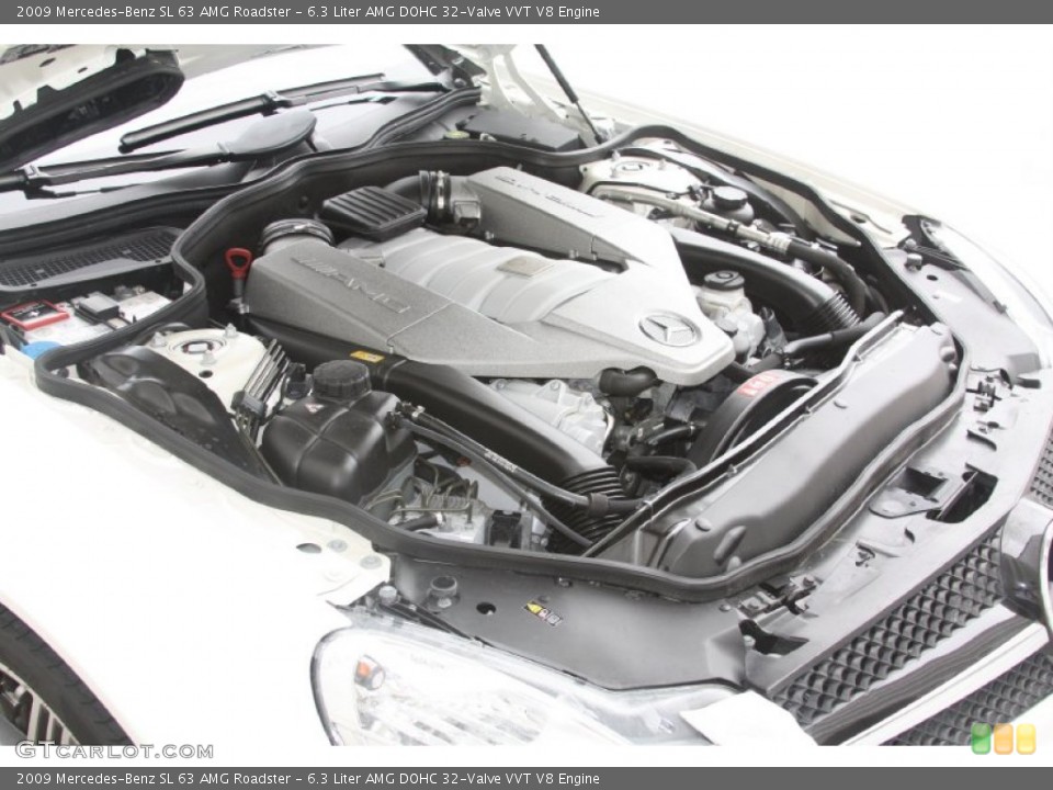 6.3 Liter AMG DOHC 32-Valve VVT V8 Engine for the 2009 Mercedes-Benz SL #54290015