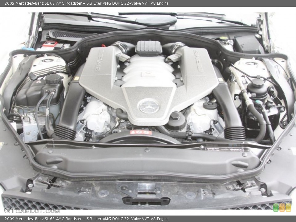 6.3 Liter AMG DOHC 32-Valve VVT V8 Engine for the 2009 Mercedes-Benz SL #54290021