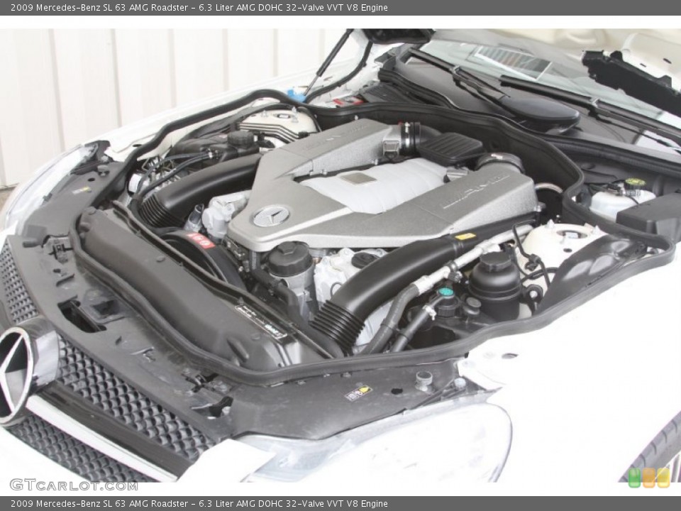 6.3 Liter AMG DOHC 32-Valve VVT V8 Engine for the 2009 Mercedes-Benz SL #54290030