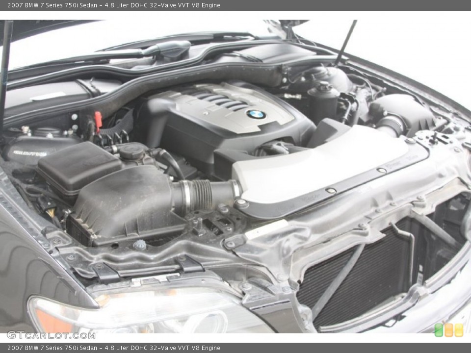 4.8 Liter DOHC 32-Valve VVT V8 Engine for the 2007 BMW 7 Series #54293189