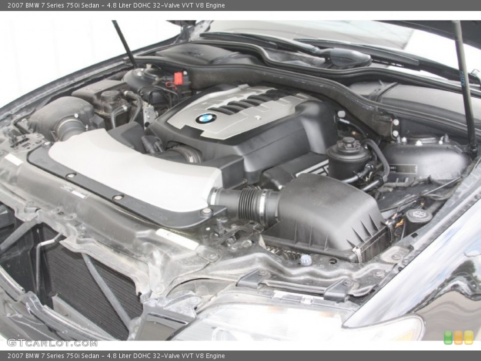 4.8 Liter DOHC 32-Valve VVT V8 Engine for the 2007 BMW 7 Series #54293201