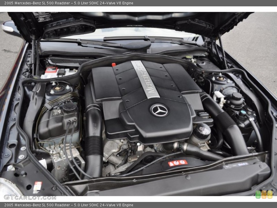5.0 Liter SOHC 24-Valve V8 Engine for the 2005 Mercedes-Benz SL #54302352