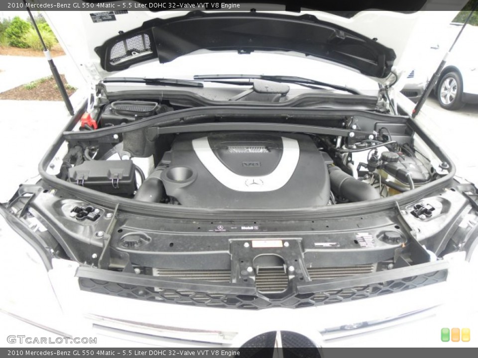 5.5 Liter DOHC 32-Valve VVT V8 Engine for the 2010 Mercedes-Benz GL #54316641