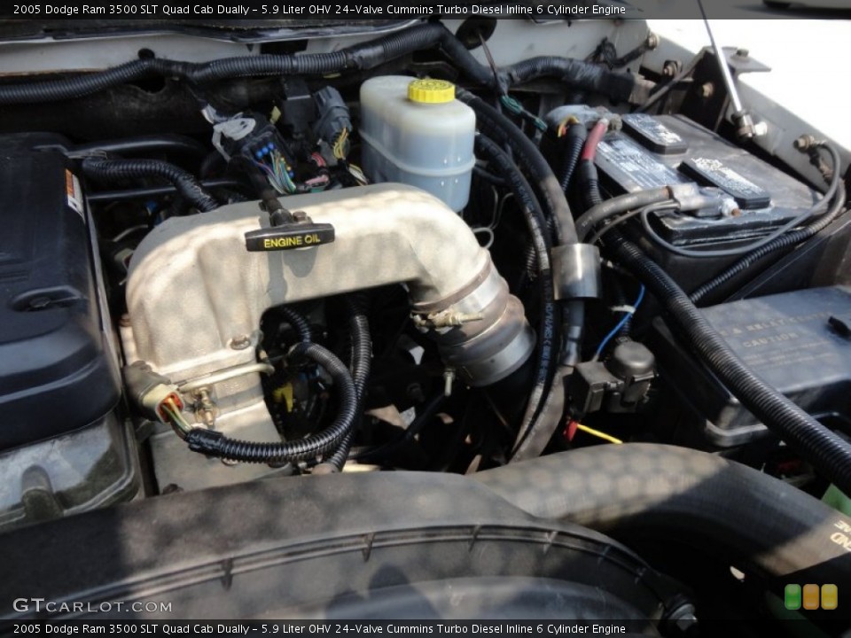 5.9 Liter OHV 24-Valve Cummins Turbo Diesel Inline 6 Cylinder Engine for the 2005 Dodge Ram 3500 #54320400