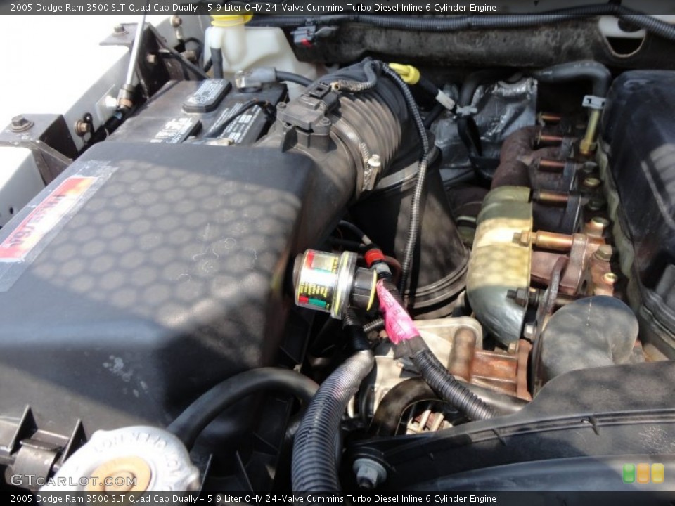 5.9 Liter OHV 24-Valve Cummins Turbo Diesel Inline 6 Cylinder Engine for the 2005 Dodge Ram 3500 #54320412