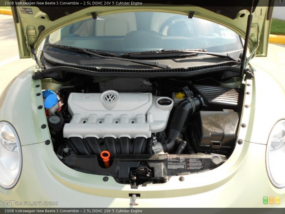 2.5L DOHC 20V 5 Cylinder Engine for the 2008 Volkswagen New Beetle #54324477